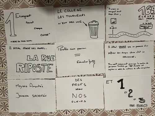 Les parents d'élèves du collège Les Tournelles, à...