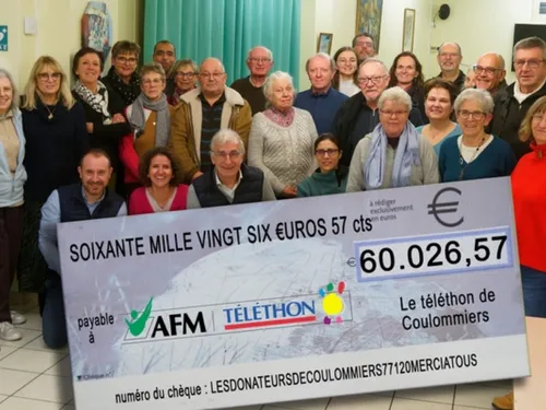 Coulommiers affiche fièrement son soutien au Téléthon