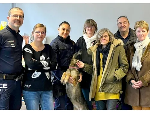 Les policiers de l'Oise font un beau geste pour les animaux