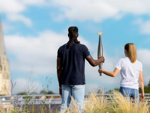 Retour de la flamme Olympique à Chartres
