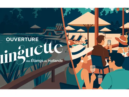 La guinguette des Étangs de Hollande mêle loisirs et musique