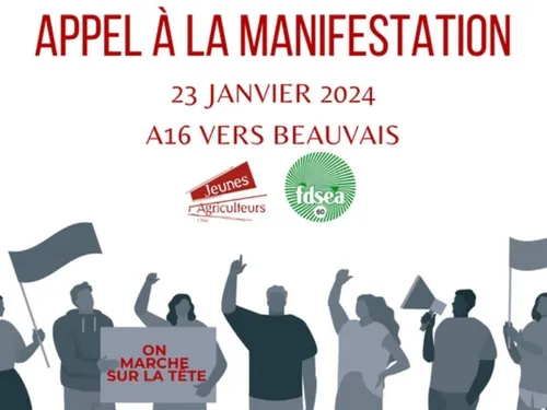 Les agriculteurs de l'Oise vont bloquer l'autoroute A16 dès ce...