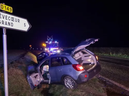 Un accident a fait plusieurs blessés près de Crèvecoeur-le-Grand