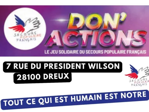 Le Secours populaire d'Eure-et-Loir lance sa campagne Don'Actions 2025