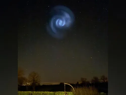 Eure-et-Loir : d'où venait cette mystérieuse spirale bleue ?