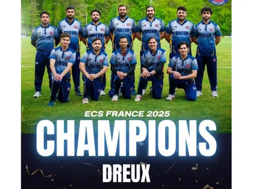 Le Dreux Cricket Club a remporté pour la deuxième fois les European...