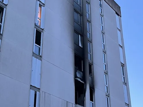 Incendie à Compiègne : une cinquantaine de personnes évacuées