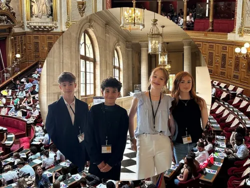 Eure-et-Loir : quatre collégiens accueillis au Sénat