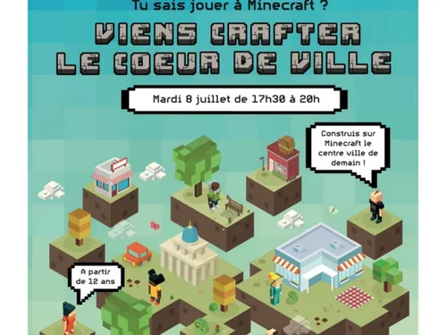 Le jeu vidéo Minecraft au service de l’urbanisme aux Mureaux