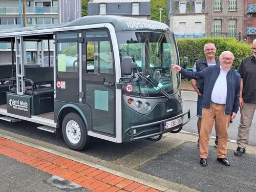 La navette électrique gratuite de retour à Mers-les-Bains pour...