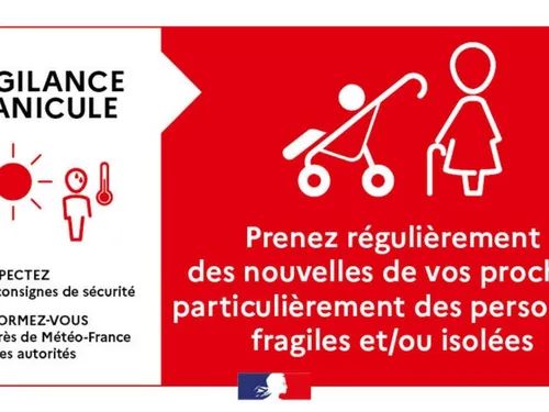 Chaleur : quatre départements en vigilance rouge canicule