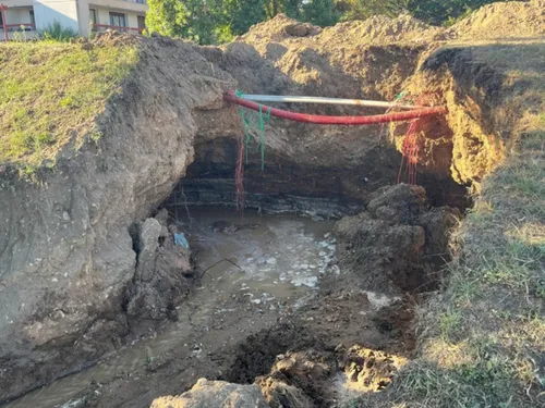 La situation sous contrôle après l’éclatement d’une canalisation à...
