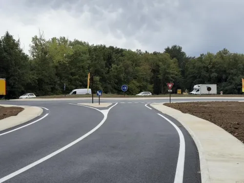 Un double giratoire pour protéger les collégiens près de Provins