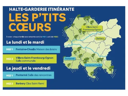 Dans Senlis Sud Oise, la garderie itinérante vient auprès des...