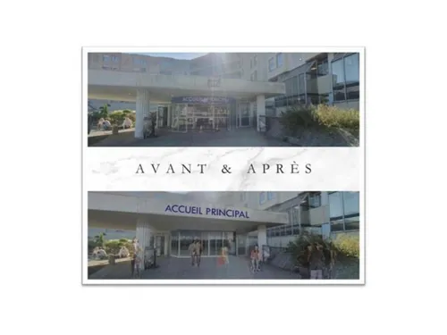 L’entrée principale de l’hôpital de Chartres en travaux pour un mois