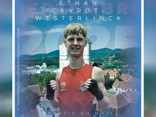 Un combattant choisi comme le sportif du mois dans les Hauts-de-France