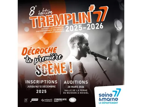 Jeunes musiciens et chanteurs seine-et-marnais, le Tremplin 77 est...