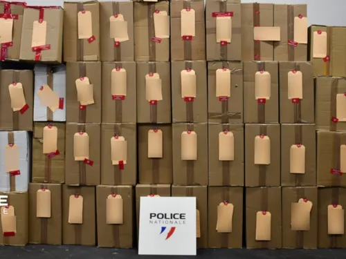 Énorme saisie de cigarettes de contrefaçon à Creil