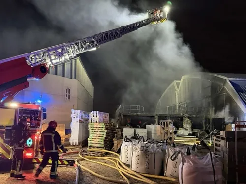 Incendie criminel à Magnanville
