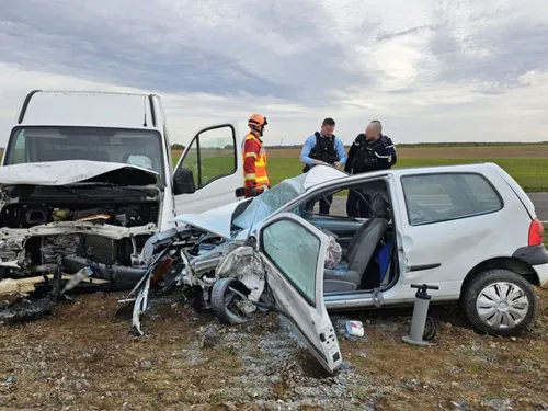Violent accident au nord de l'Oise