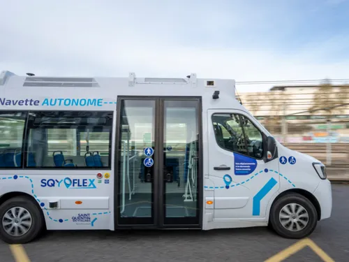 Saint-Quentin-en-Yvelines teste une navette sans chauffeur