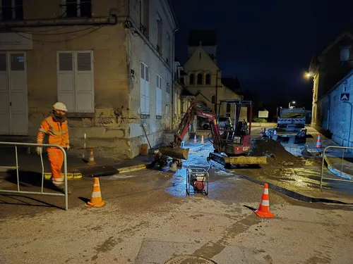 Un carrefour menace de s'effondrer à Choisy-au-Bac