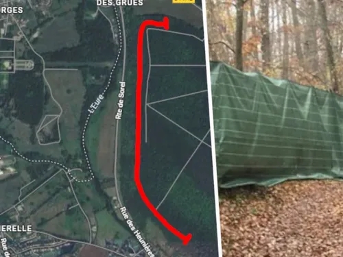 Forêt de Dreux : la pétition va-t-elle venir à bout des bâches de...