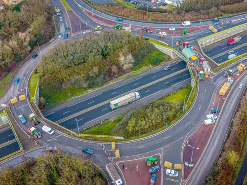Des agriculteurs seine-et-marnais mènent une action en Essonne...