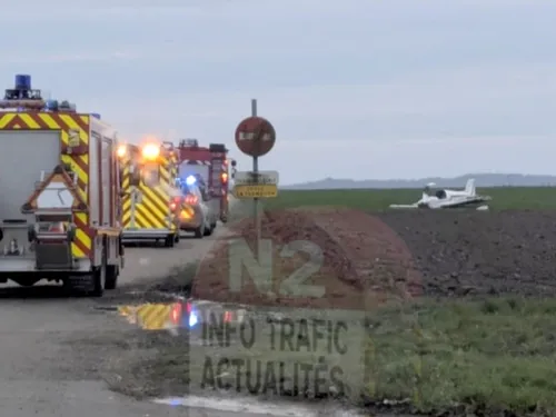 Un pilote d'avion atterrit d'urgence dans le sud de l'Oise 