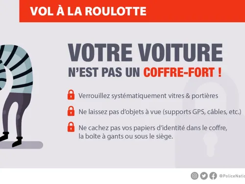 Les voleurs ciblent l'intérieur des voitures aux alentours de...