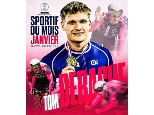Tom Derache sacré sportif du mois dans les Hauts-de-France