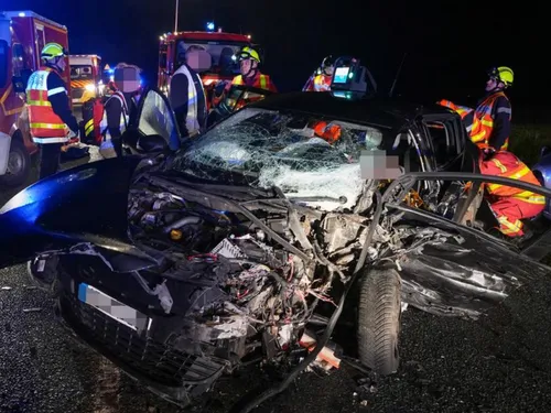 Violente collision sur la D1001 près de Froissy