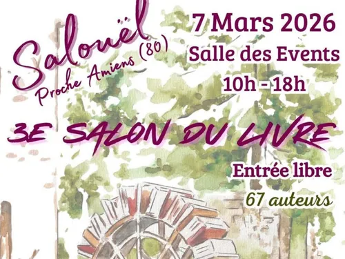 Un salon du livre à Salouël samedi