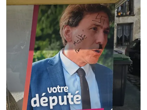 Essonne : Jérôme Guedj porte plainte après des tags sur sa permanence