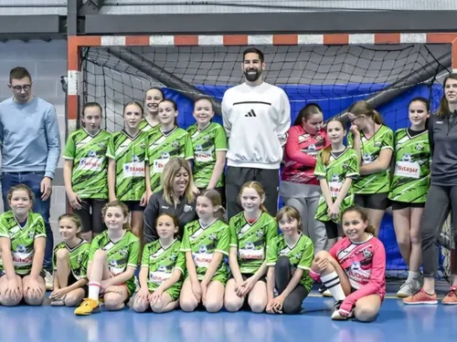 Belle surprise hier pour les jeunes handballeurs de Salouël