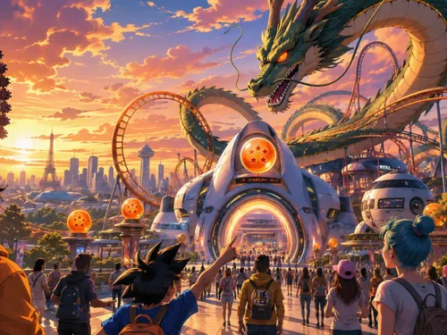 Le projet de parc « Dragon Ball » en Île-de-France semble déjà...