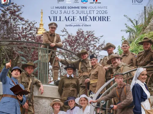 Un gigantesque « village-mémoire » à Albert pour les 110 ans de la...