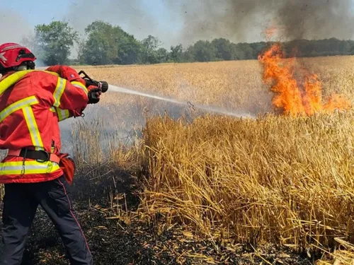 Plusieurs incendies dans l’Oise avec la canicule