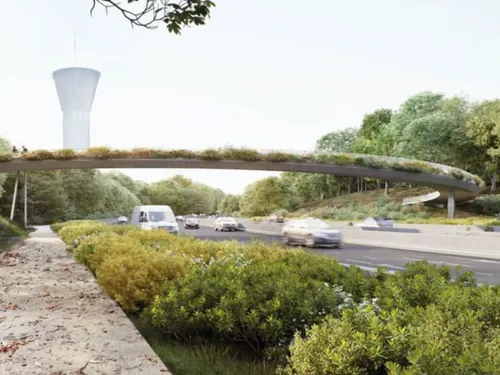Travaux de piste cyclable à Saint-Quentin-en-Yvelines : on en voit...