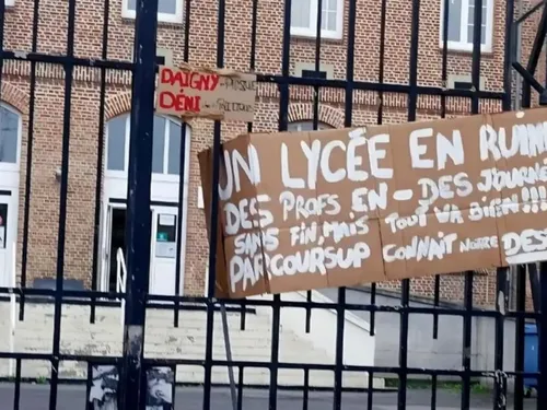 Les lycéens ne relâchent pas la pression dans la Somme
