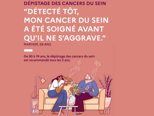 Les femmes sont assez peu touchées par le cancer du sein en...
