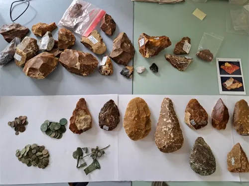 Hauts-de-France : le collectionneur détenait 280 objets archéologiques
