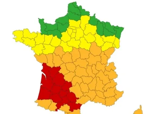 Canicule : 12 départements en vigilance rouge