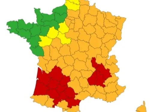 Canicule : 14 départements en vigilance rouge