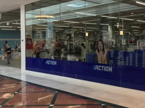 Le magasin Action installé dans Le Spot à Evry, ne peut plus vendre...