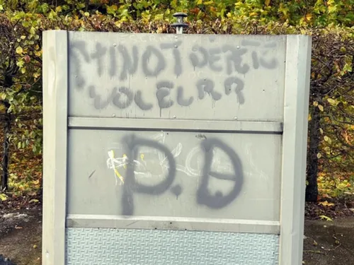 Le député de l'Oise Maxime Minot porte plainte après un tag homophobe