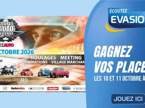 GAGNEZ VOS ENTRÉES POUR LES COUPES AUTO LÉGENDE
