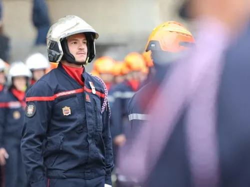 Un pompier décoré pour son geste héroïque à Amiens