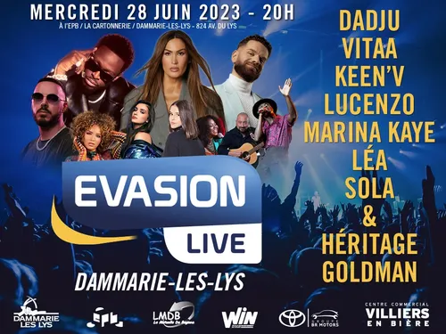 Encore une occasion de récupérer vos places pour le concert Evasion