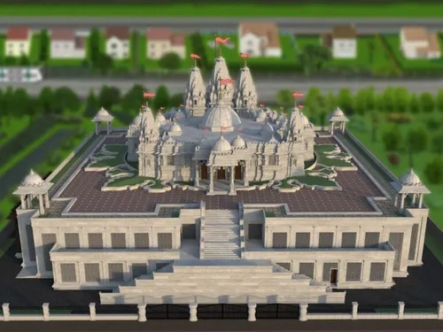 Le premier temple hindou de France sera inauguré dimanche, à...